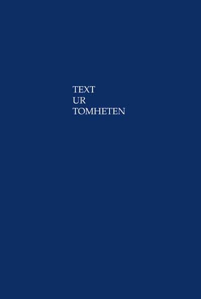 Percival : Text ur Tomheten