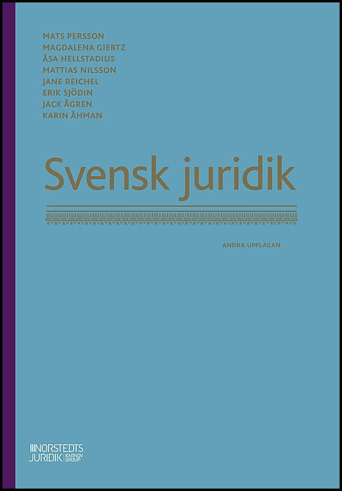 Persson, Mats ; Giertz, Magdalena ; Hellstadius, Åsa : Svensk juridik
