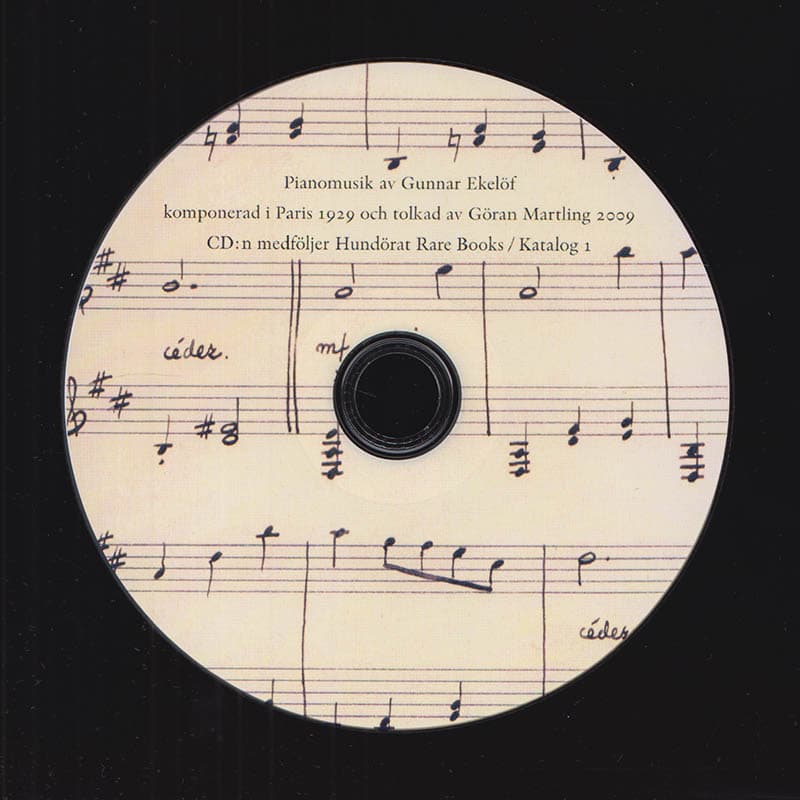 Peter Bodén : Ur Gunnar Ekelöfs boksamling och arkiv