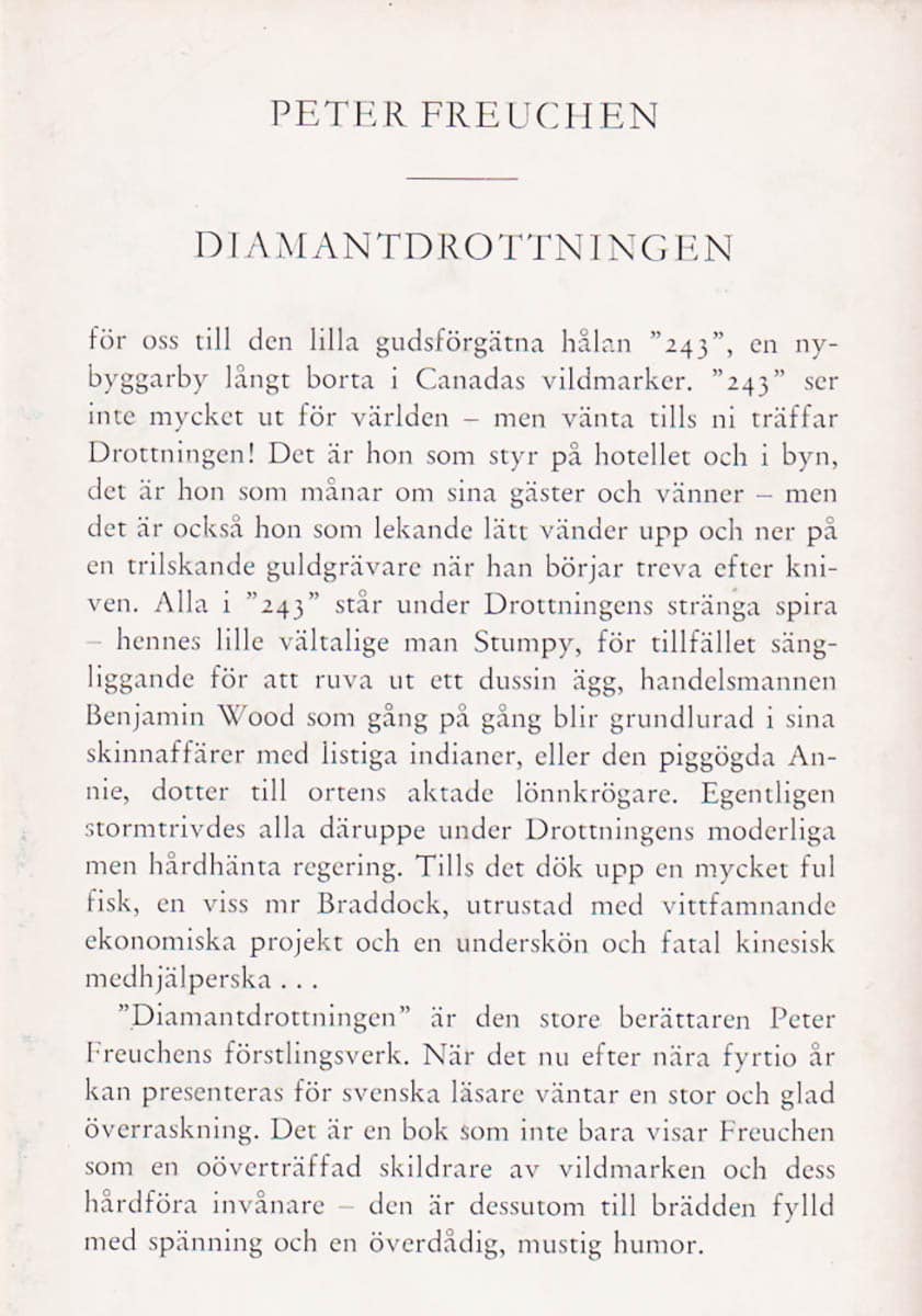 Peter Freuchen : Diamantdrottningen
