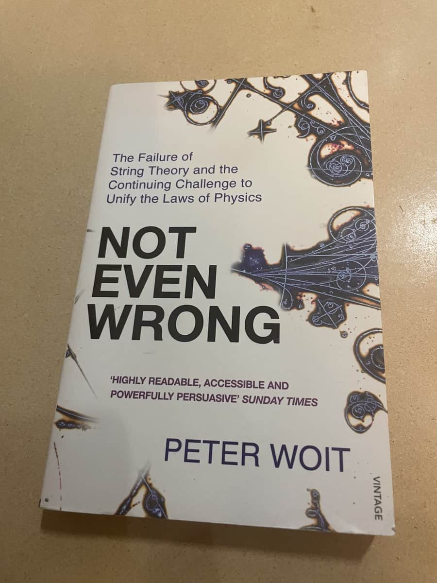 Peter. Woit : Not even wrong