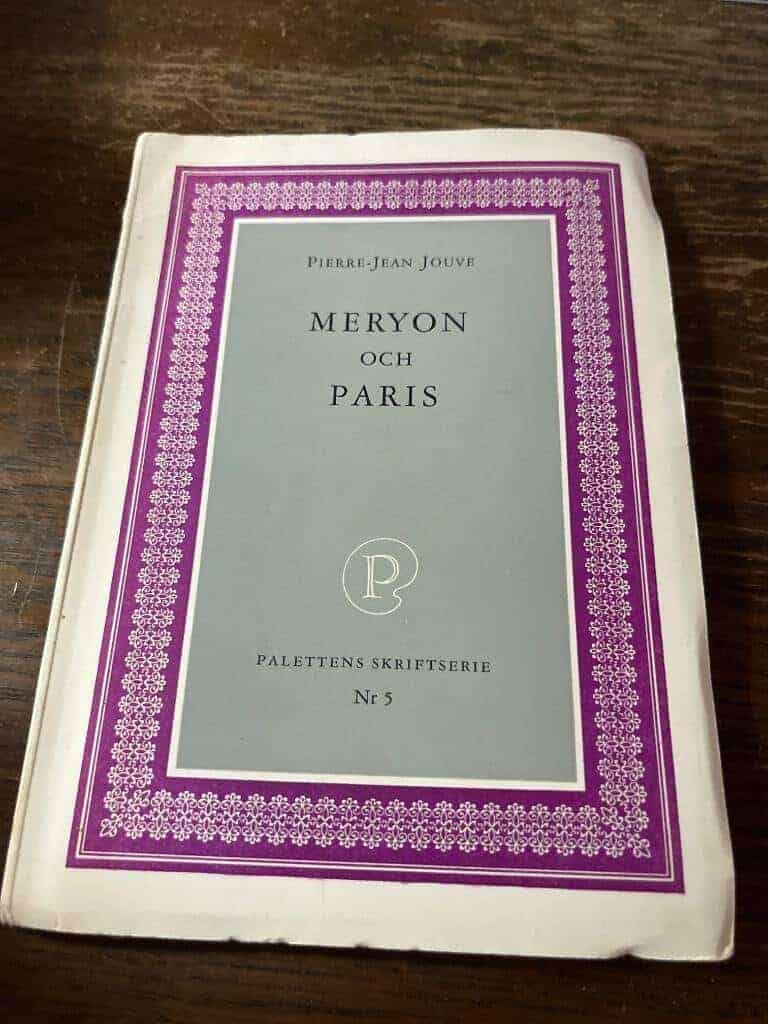 Pierre Jean Jouve : Meyron och Paris