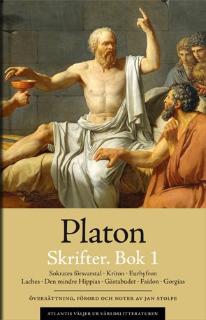 Platon : Skrifter. Bok 1. Sokrates försvarstal ; Kriton ; Euthyfron ; Laches ; Gästabudet ; Faidon ; Gorgias