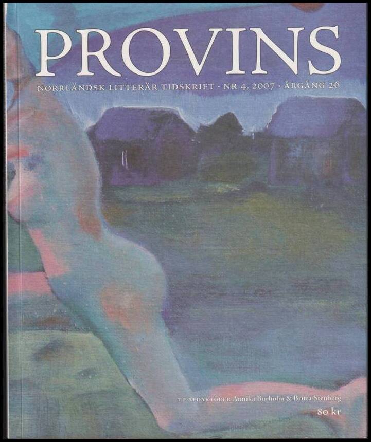 Provins : 2007 / 4