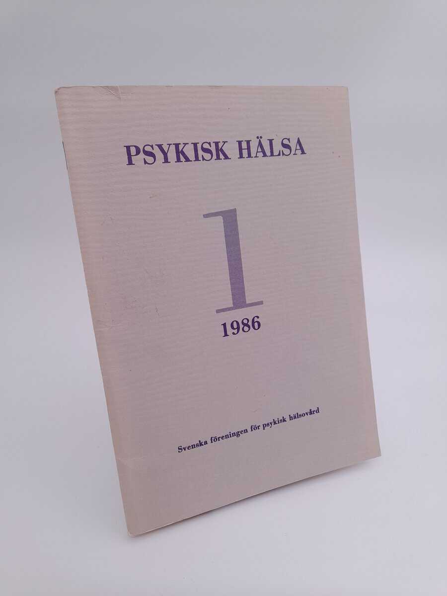 Psykisk hälsa : 1986/1
