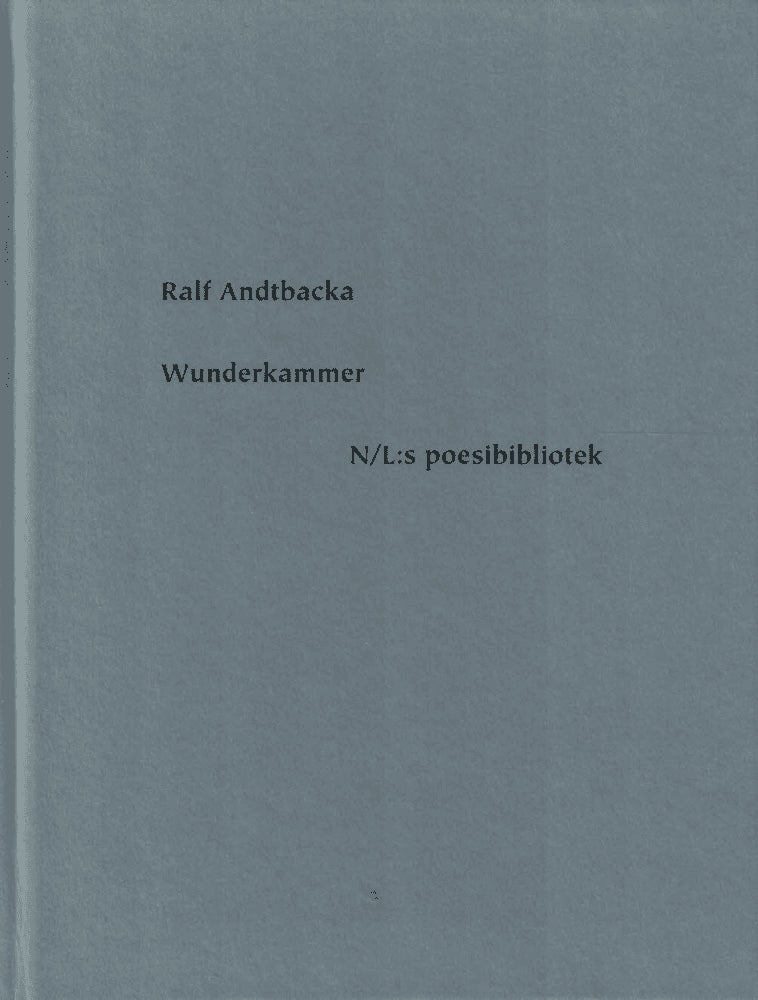 Ralf Andtbacka : Wunderkammer