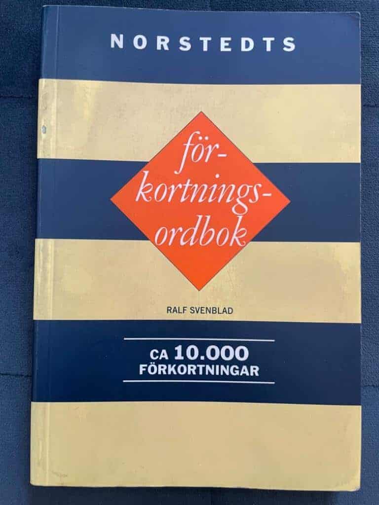 Ralf Svenblad : Norstedts förkortningsordbok