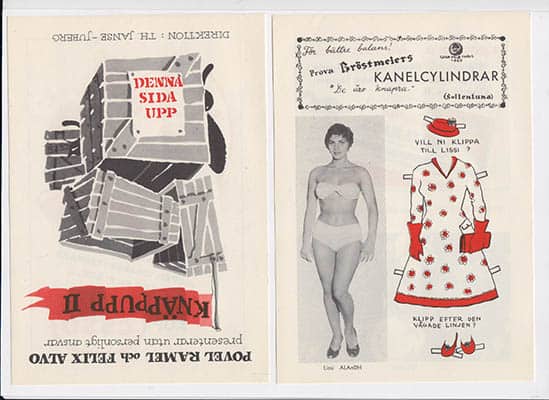 Ramel, Povel (1922-2007) ; Alvo, Felix (1918-1974) med flera : KNÄPPUPP II. Program