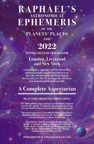 Raphael : Raphaels Ephemeris 2022