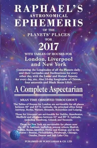 Raphaels astronomical ephemeris of the planets places