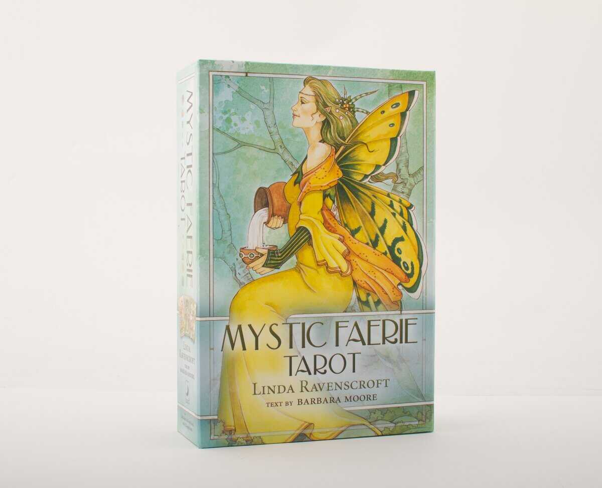 Ravenscroft , Linda ; Moore , Barbara : Mystic Faerie Tarot (78-Cards, Book )