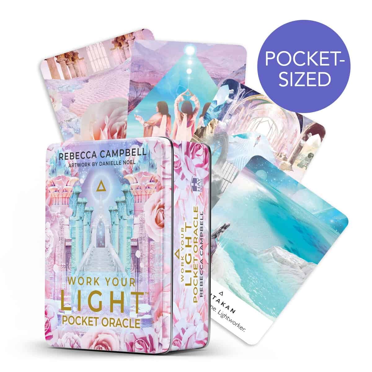 Rebecca Campbell : Work Your Light Pocket Oracle Cards in a Tin