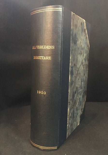 , Redaktion: RÅDSTRÖM, KARL JOHAN. : All världens Berättare Tidskriften för litterär underhållning 6e årgången 1950