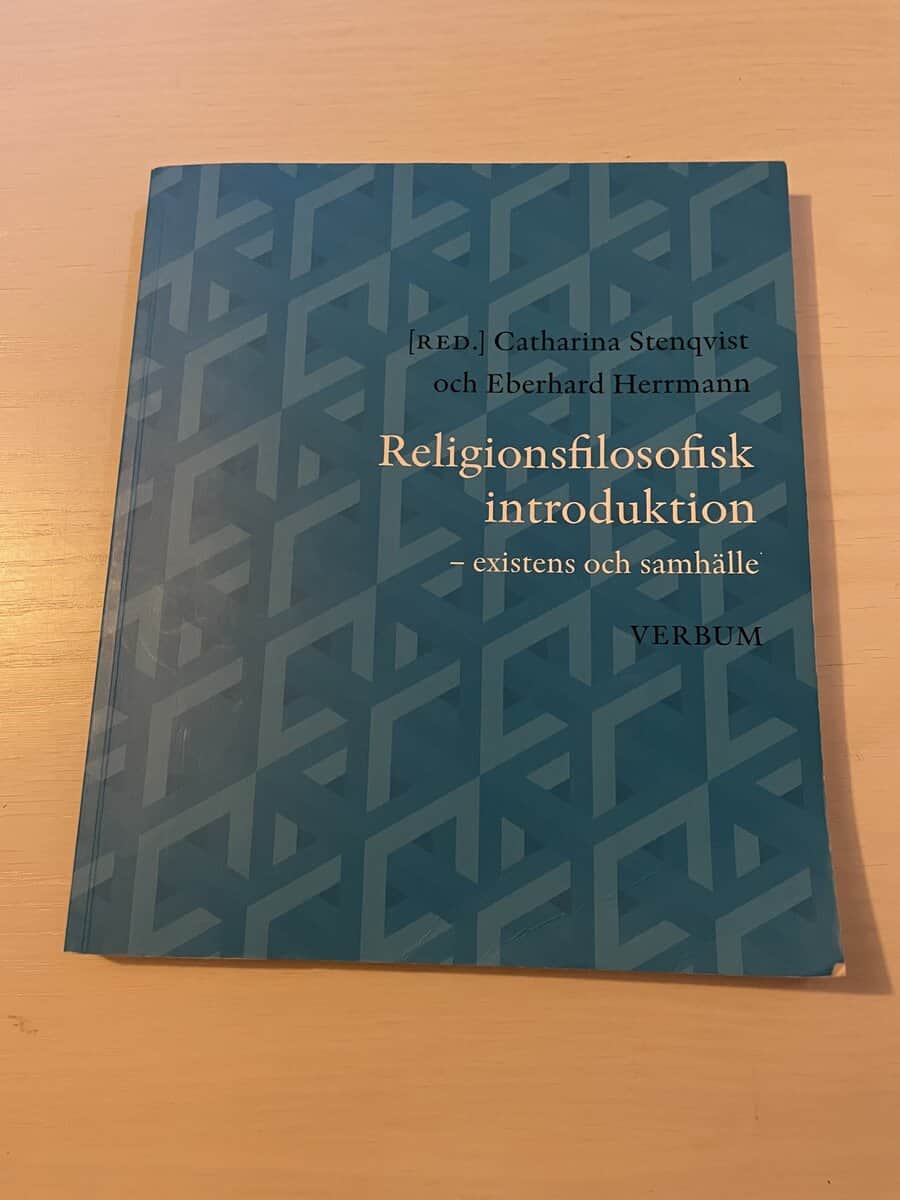 Religionsfilosofisk introduktion existens och samhälle