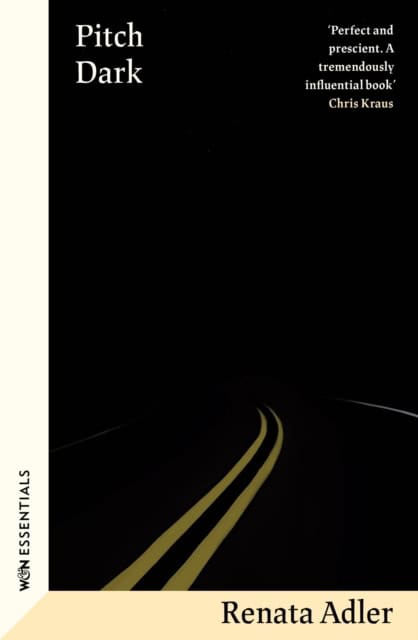 Adler, Renata | PITCH DARK