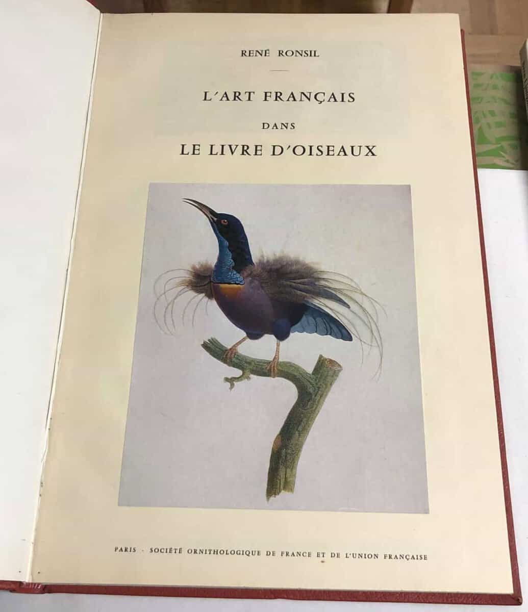 René Ronsil : L'art français dans le livre d'oiseaux