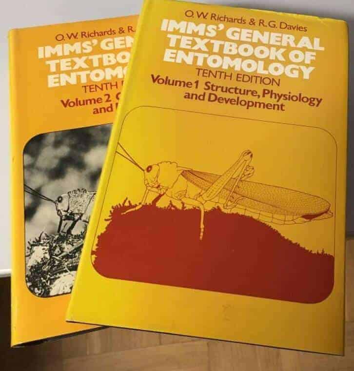 R.G: Davis O.W. Richards : Imms' General Textbook of Entomology 10TH EDITION Vol. 1 + 2 Structure, Physiology and Development