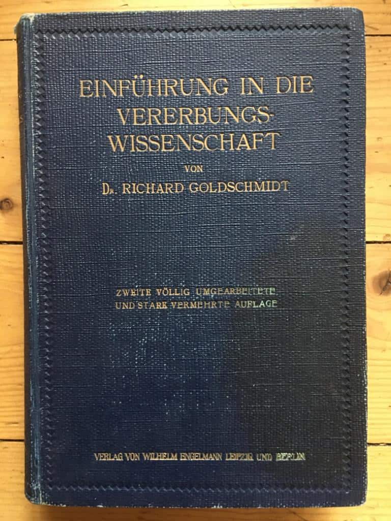 Richard Goldschmidt : Einführung in die Vererbungswissenschaft. In zweiundzwanzig Vorlesungen für Studierende, Ärzte, Züchter. Zweite völlig umgearbeitete und stark vermehrte Auflage.