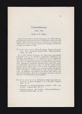 Richard Steffen : Gotlandslitteratur