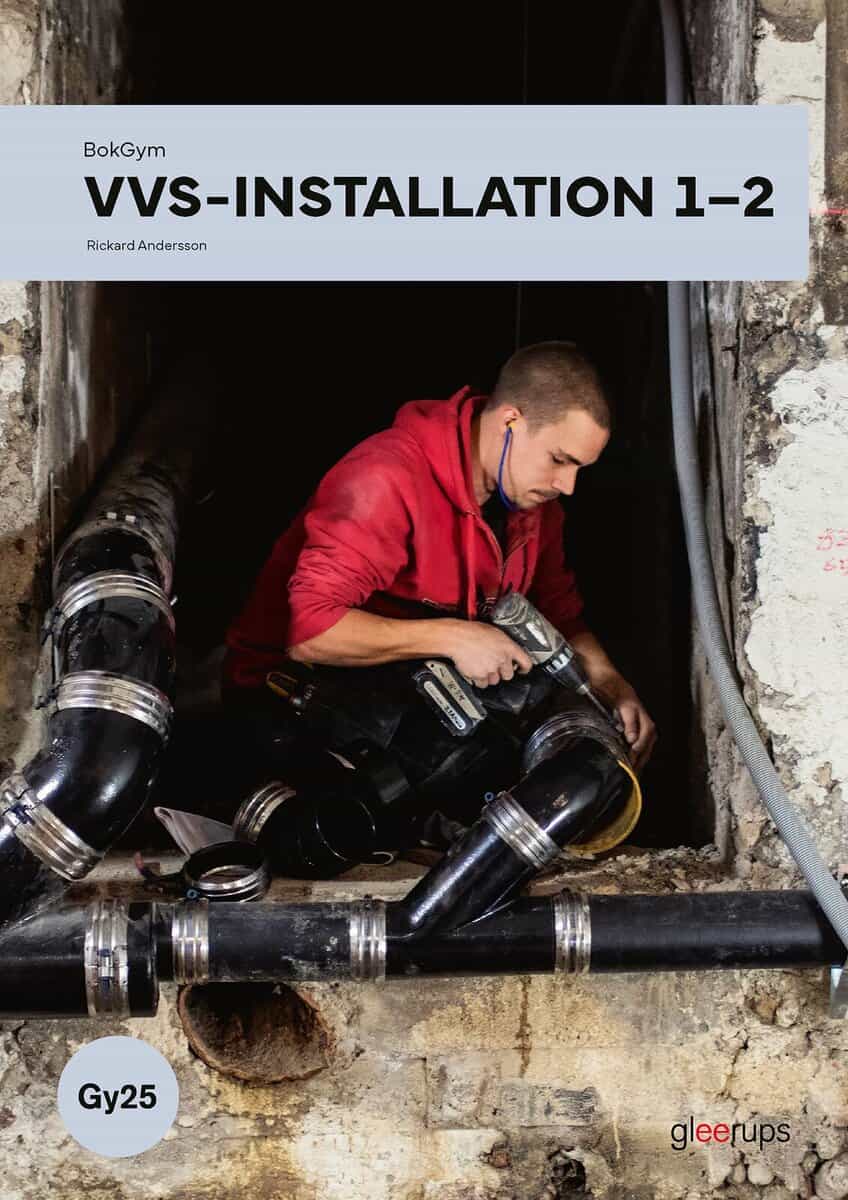 Rickard Andersson : Bokgym VVS-Installation 1-2, bok, Gy25