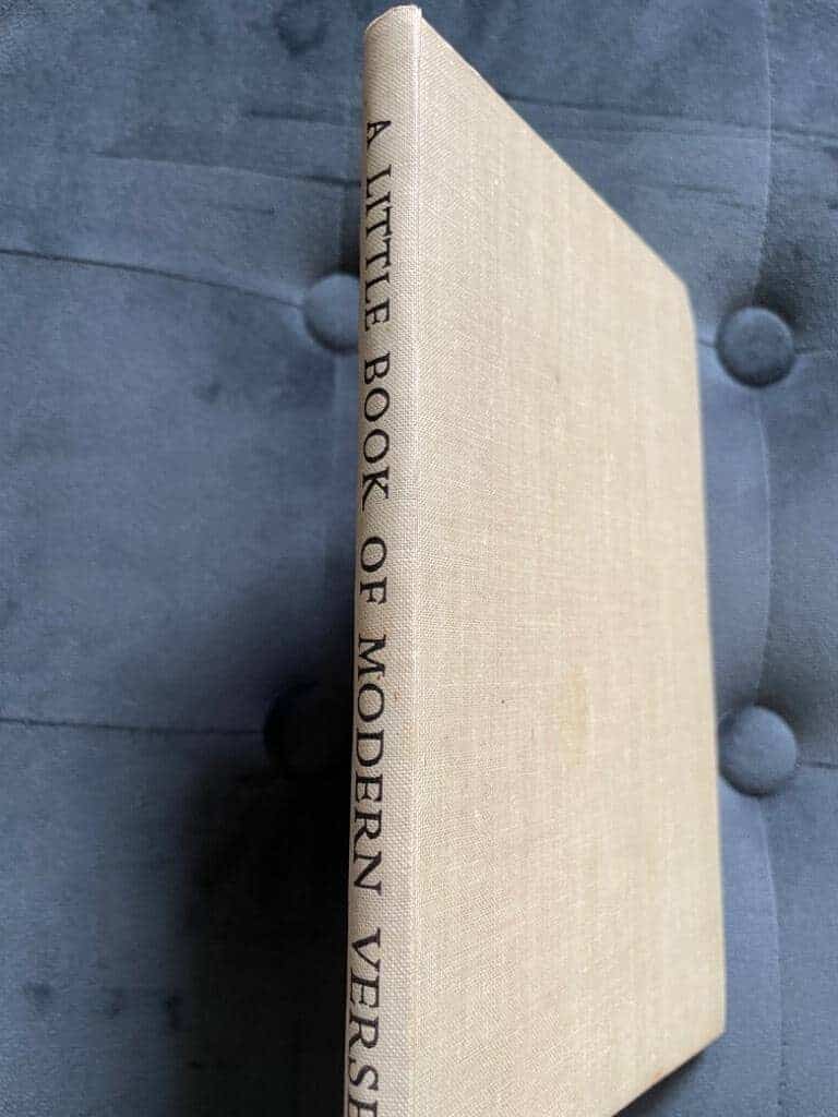 Ridler, Anne (ed.) ; Eliot, T. S. (intro.) : A Little Book of Modern Verse
