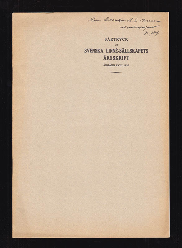 Rob. E. Fries : Linné-växter i Bergii herbarium