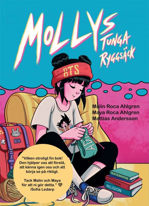 Roca Ahlgren, Malin ; Roca Ahlgren, Maya : Mollys tunga ryggsäck
