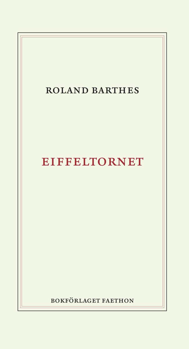 Roland Barthes : Eiffeltornet