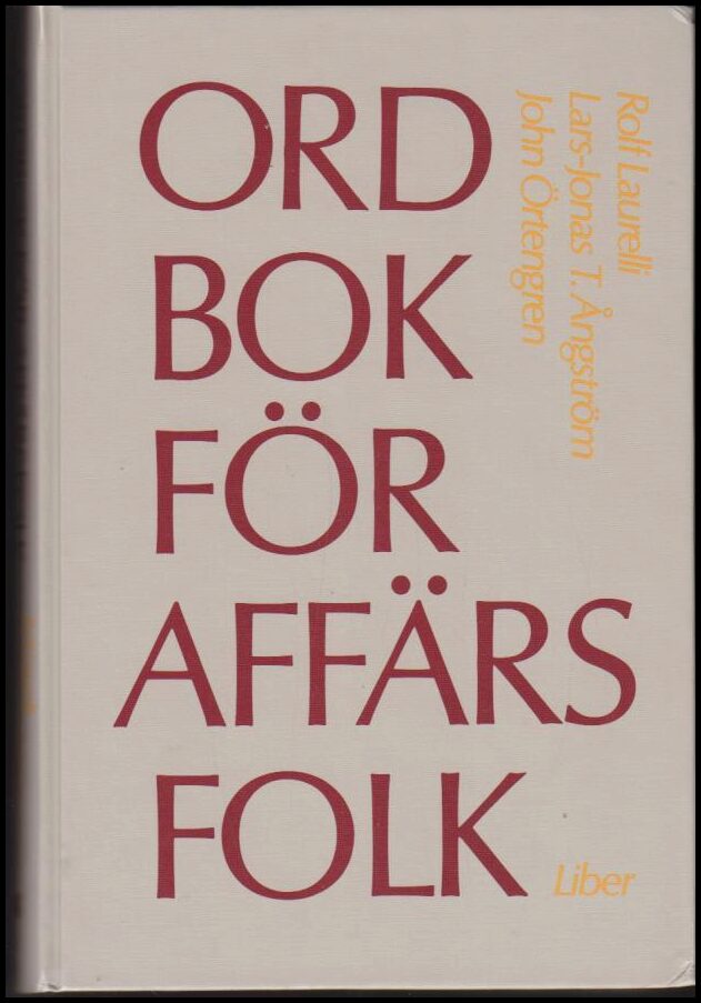 Rolf Laurelli : Ordbok för affärsfolk