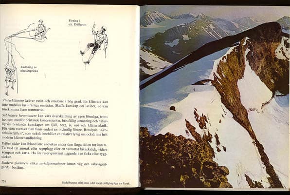 Rosén, Bo (1920-2007) ; Engelheart, Nils ; Frohm, Gösta (1908-1999) [red.]. : Fjällboken. En handbok om fjäll och fjällfärder
