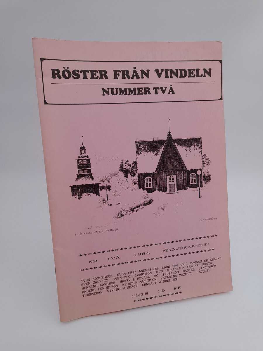 Röster från Vindeln : 1986/2
