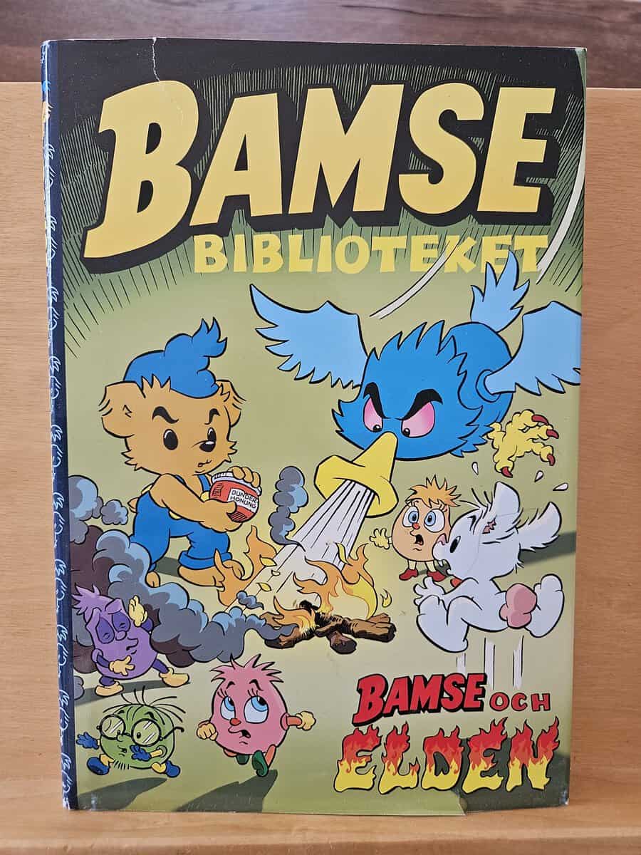 Rune Andréasson : Bamsebiblioteket - Bamse och elden