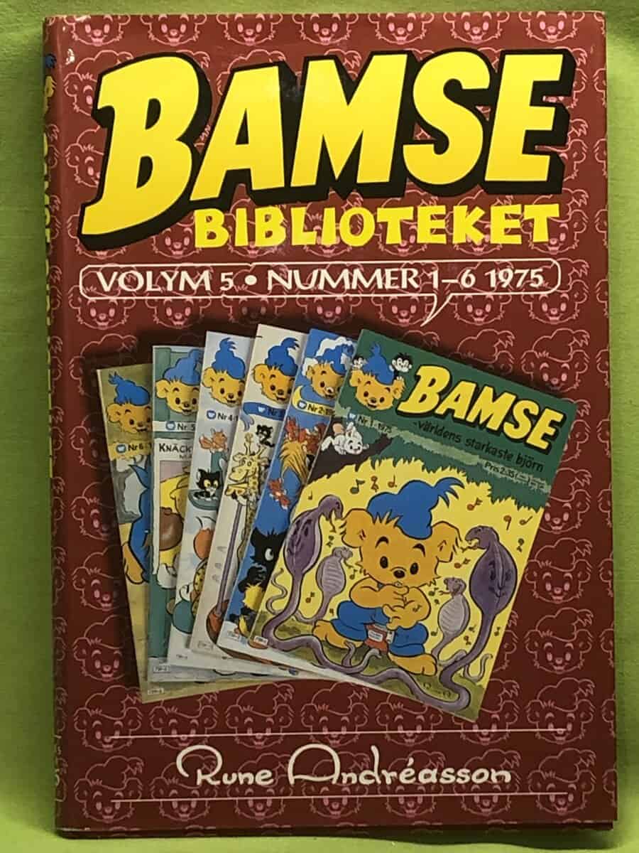 Rune Andréasson : Bamsebiblioteket. Vol. 05, Nummer 1-6 1975