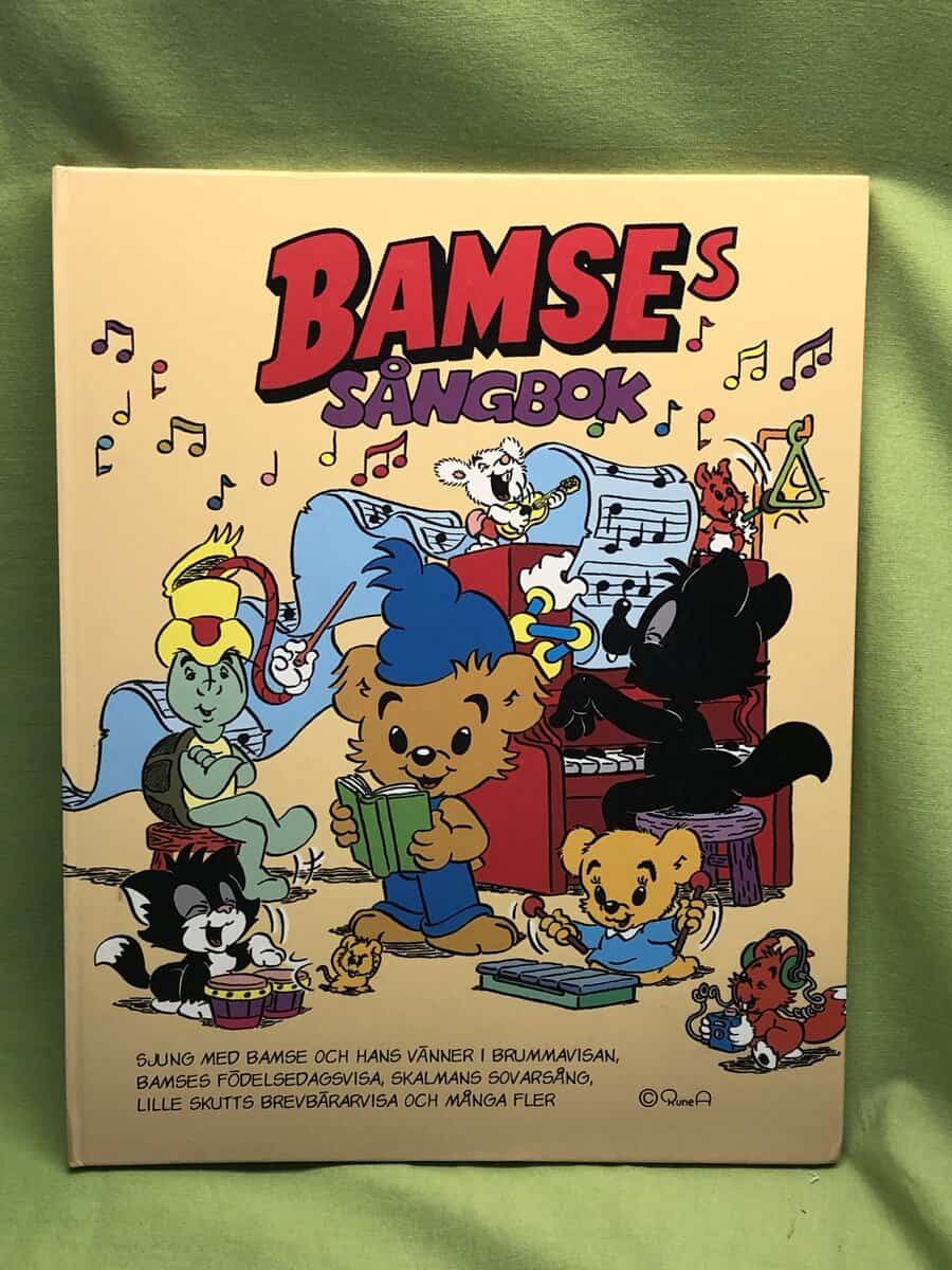 Rune Andréasson m fl : Bamses sångbok inkl CD