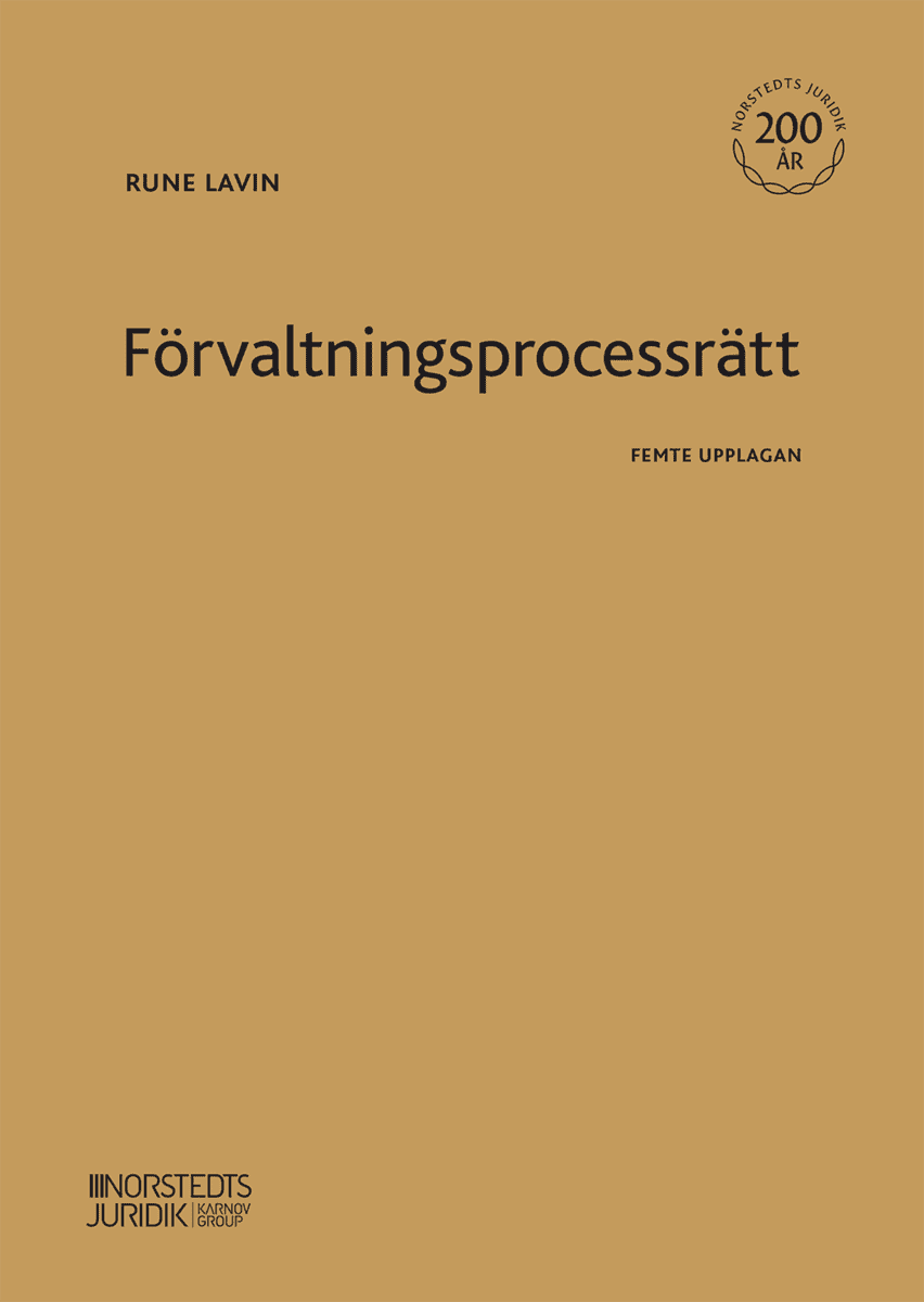 Rune Lavin : Förvaltningsprocessrätt