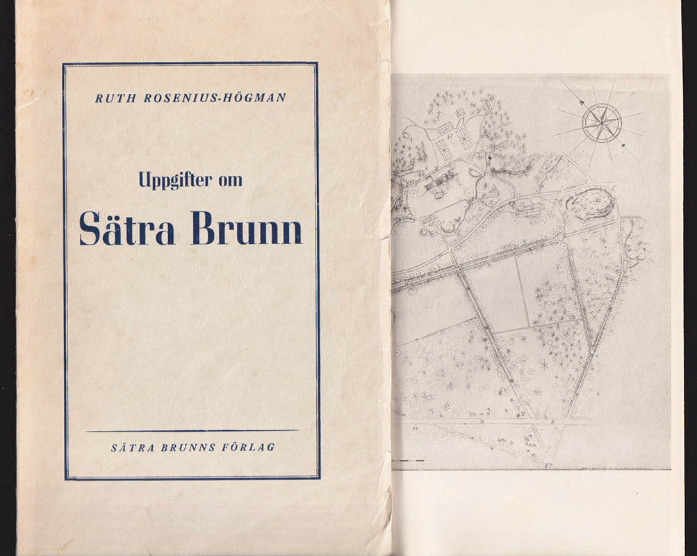 Ruth Rosenius-Högman : Uppgifter om Sätra brunn