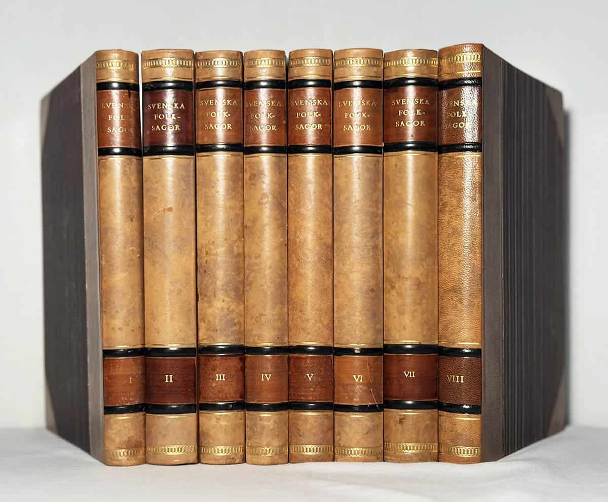 Sahlgren, Gudrun (1898-1973) ; Sahlgren, Jöran (1884-1971) ; Liljeblad, Sven Liljeblad : Svenska folksagor. I-VIII (komplett)