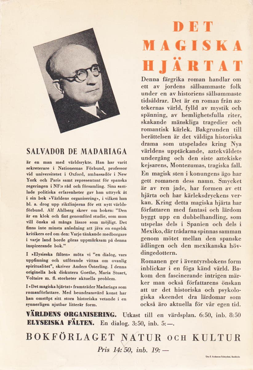 Salvador de Madariaga : Det magiska hjärtat