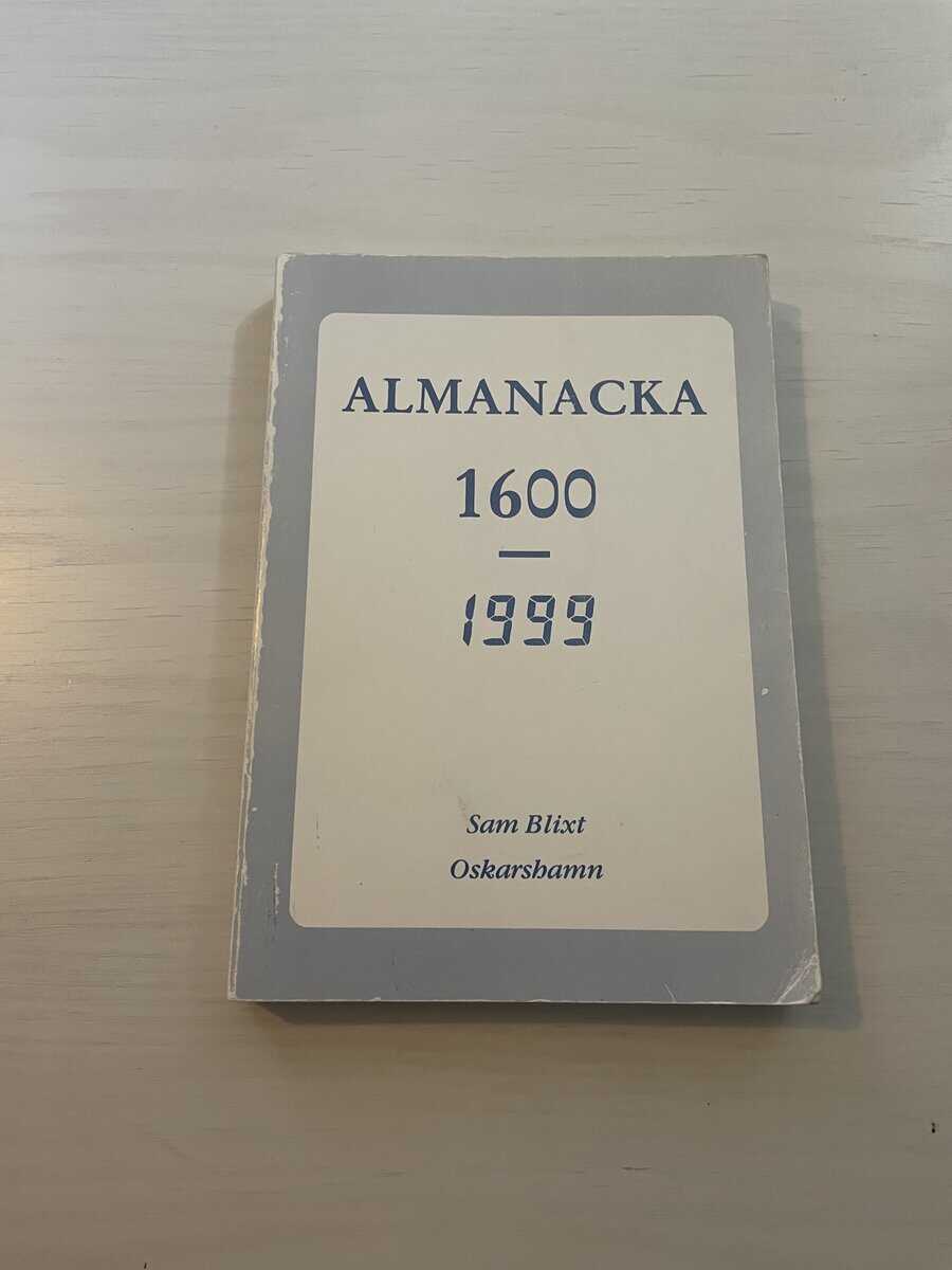 Sam Blixt : Almanacka 1600-1999