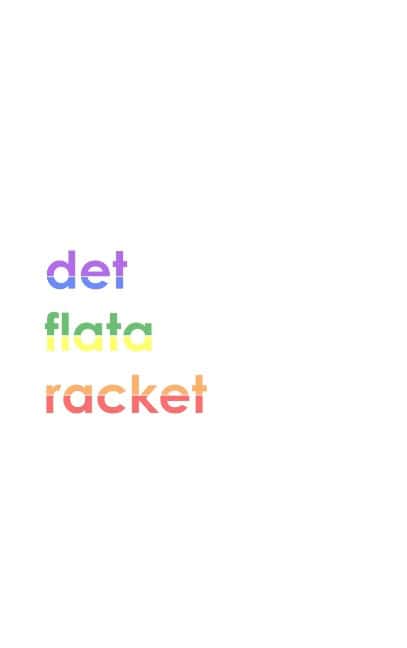 Sam Skogh : Det flata racket 1.0