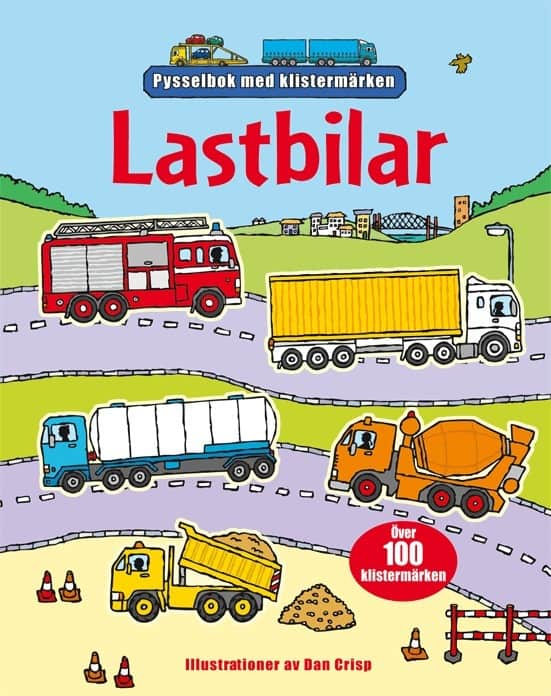 Sam Taplin : Lastbilar : pysselbok med klistermärken