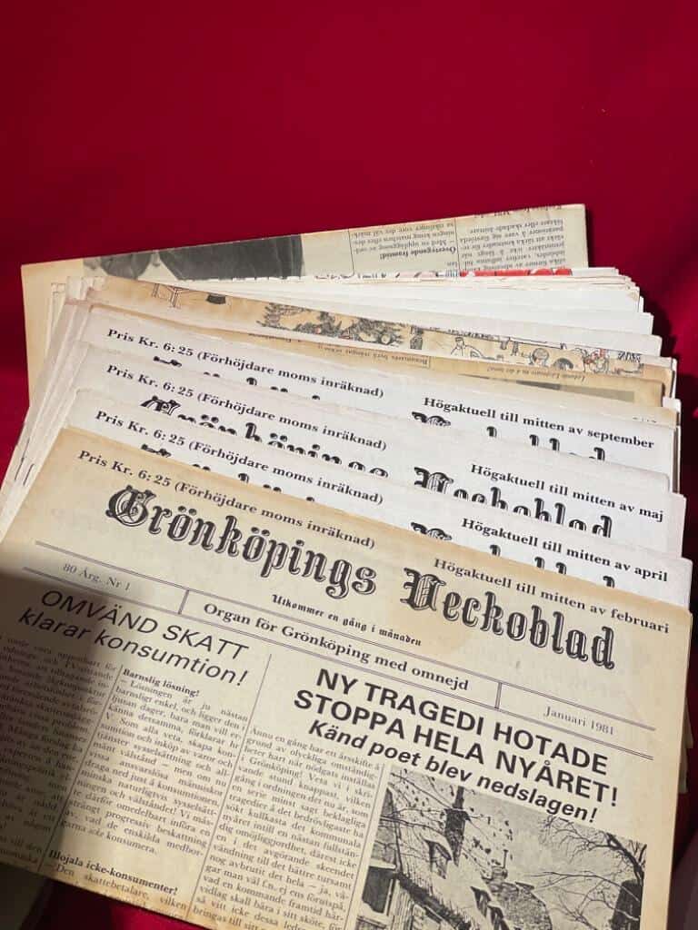 Samling Grönköpings Veckoblad
