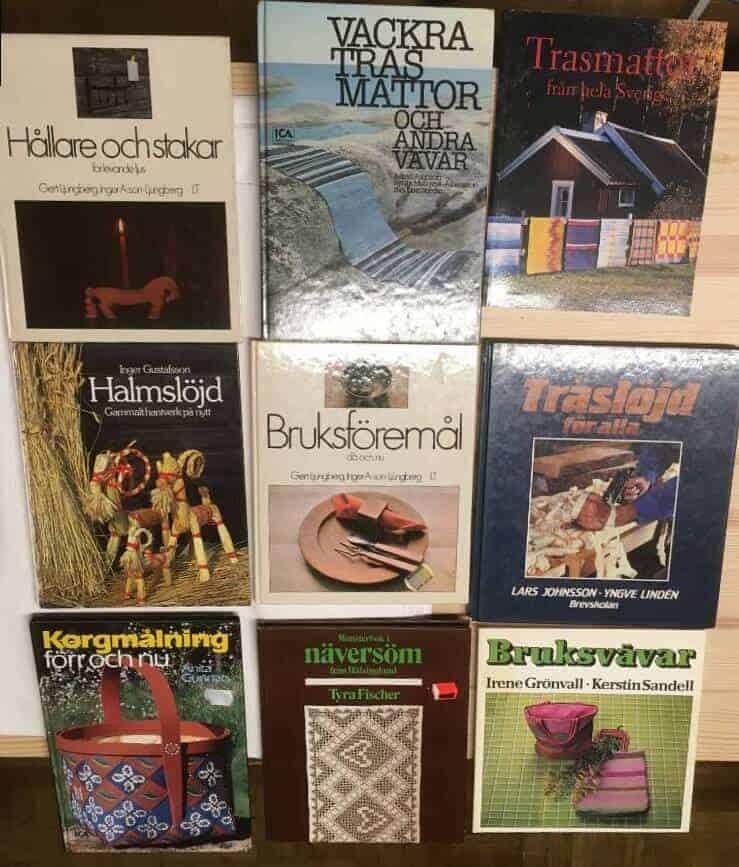 Samling KONSTHANTVERK - 9 böcker