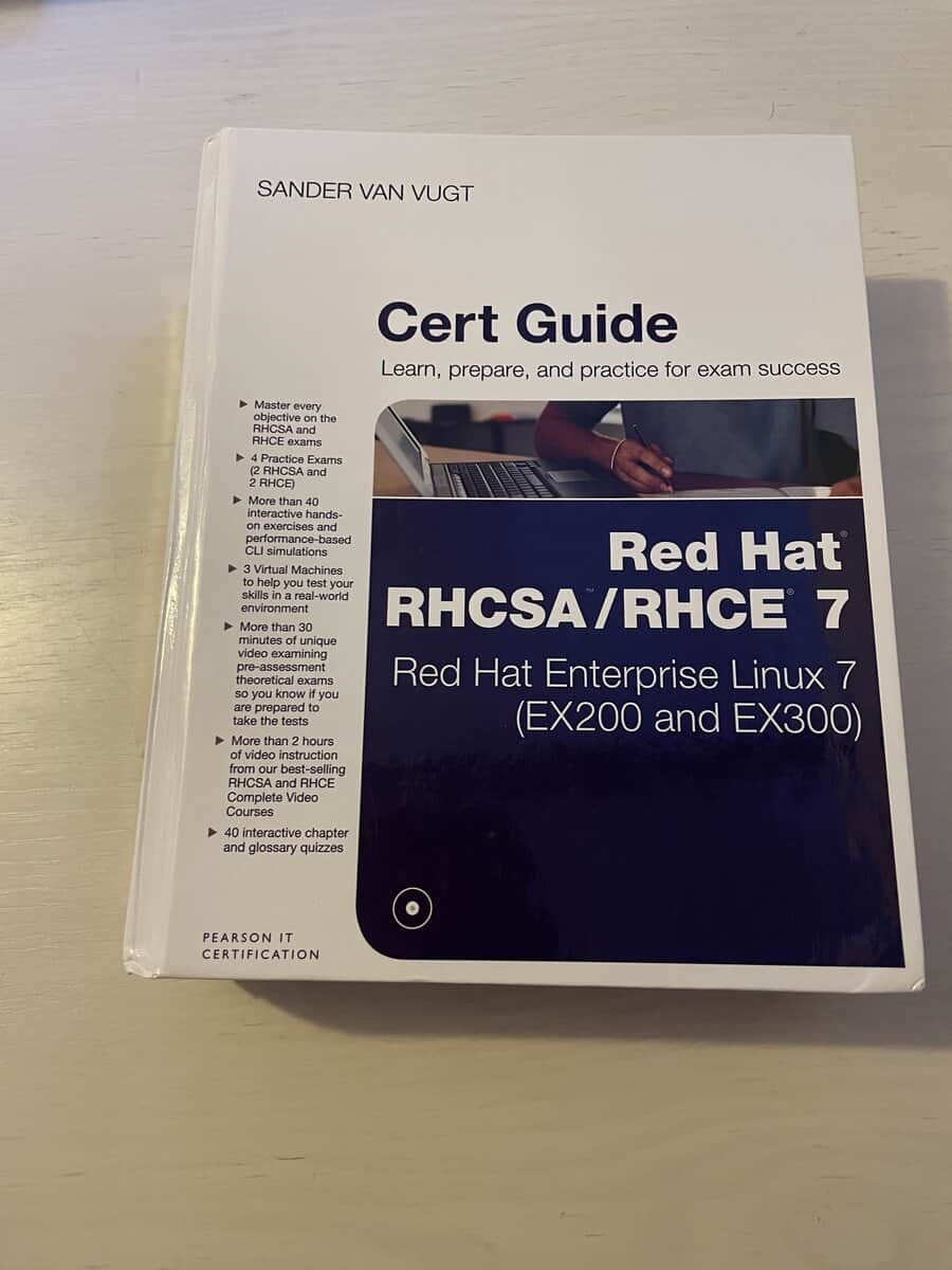Sander van Vugt : Red Hat RHCSA/RHCE 7 Cert Guide