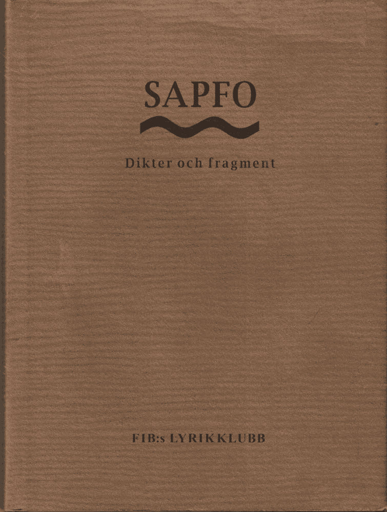 Sapfo : Dikter och fragment