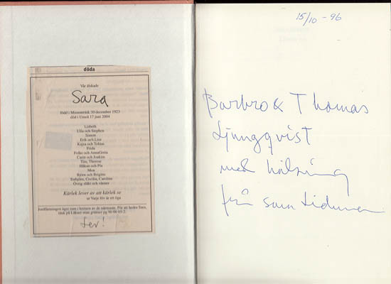 Sara Lidman : Lifsens rot