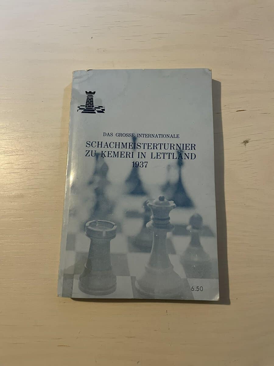 Schachmeisterturnier zu Kemeri in Lettland 1937