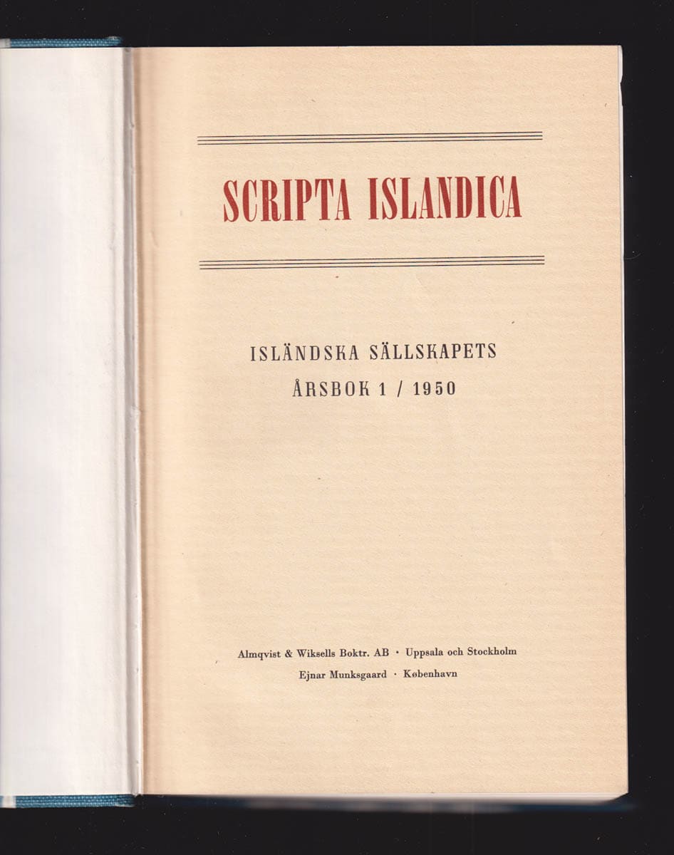 Scripta Islandica