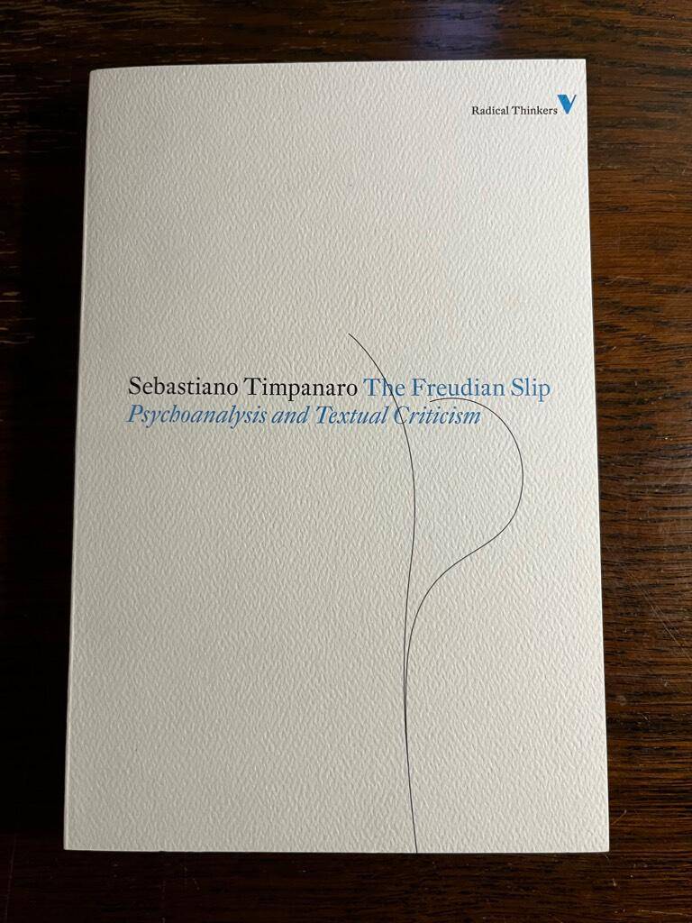 Sebastino Timpanaro : Freudian slip