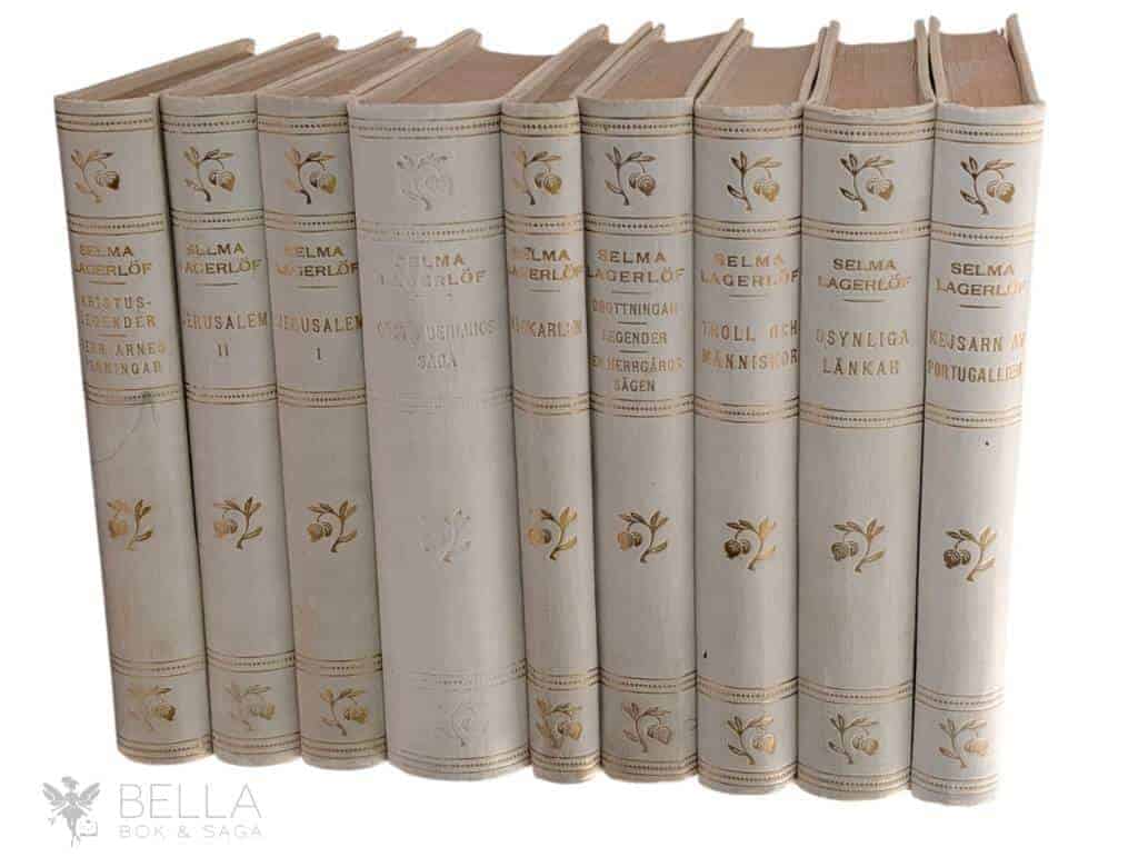 Selma Lagerlöf : Skrifter av Selma Lagerlöf - 9 band (11 titlar)